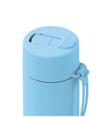Load image into Gallery viewer, Frank Green 595ml Ceramic Reusable Bottle Sky Blue With Flip Straw Lid
