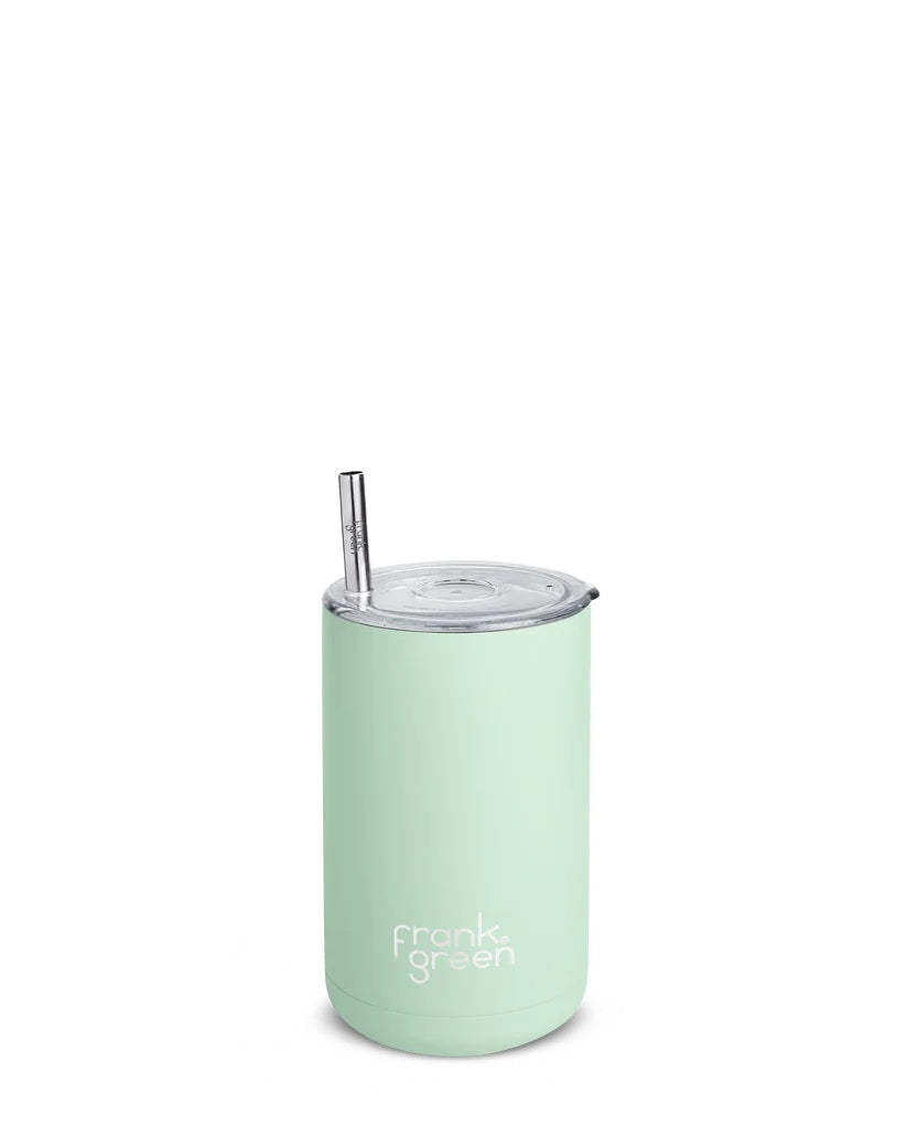 Frank Green Iced Coffee Cup With Straw Mint Gelato