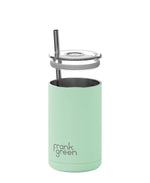 Load image into Gallery viewer, Frank Green Iced Coffee Cup With Straw 425ml Mint Gelato

