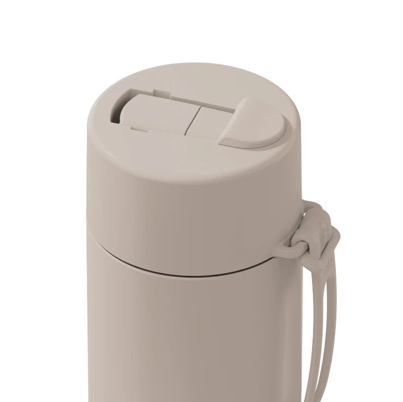 Frank Green Ceramic Reusable Bottle 20oz/595ml Moon Dust With Flip Straw Lid