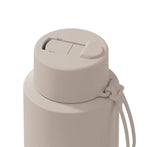 Load image into Gallery viewer, Frank Green Ceramic Reusable Bottle 34oz/1l Moon Dust With Flip Straw Lid
