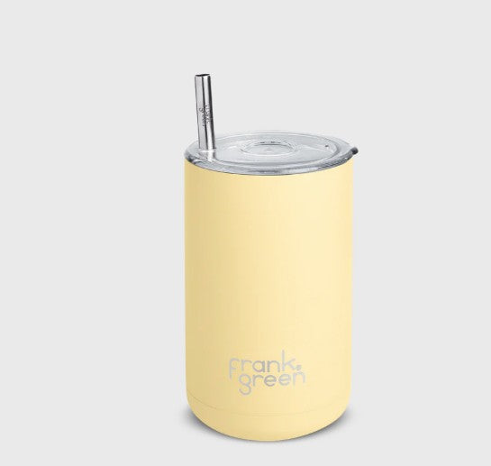 Frank Green Iced Coffee Cup With Straw 425ml Buttermilk