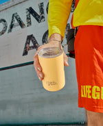 Load image into Gallery viewer, Frank Green Iced Coffee Cup With Straw 425ml Buttermilk
