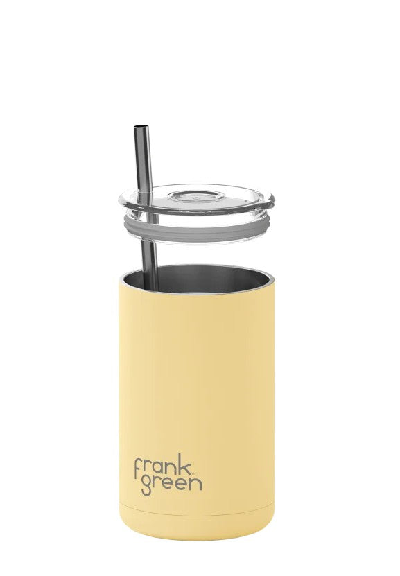 Frank Green Iced Coffee Cup With Straw 425ml Buttermilk