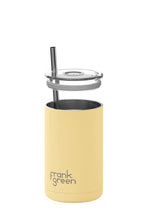 Load image into Gallery viewer, Frank Green Iced Coffee Cup With Straw 425ml Buttermilk
