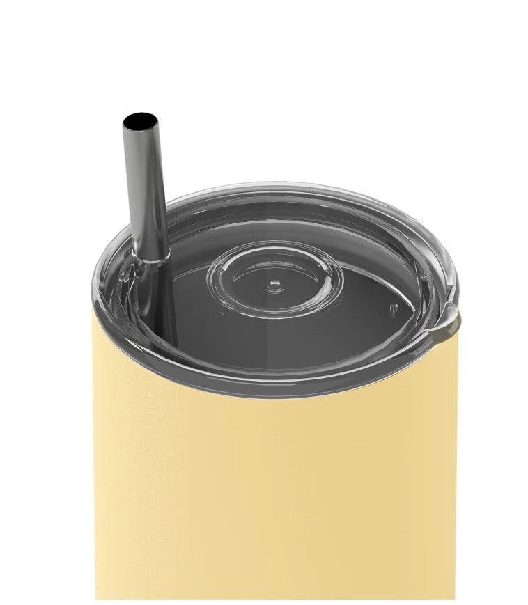 Frank Green Iced Coffee Cup With Straw 425ml Buttermilk