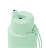 Load image into Gallery viewer, Frank Green 1l Ceramic Reusable Bottle Mint Gelato With Flip Straw Lid
