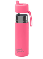 Load image into Gallery viewer, Frank Green 595ml Ceramic Reusable Bottle Bubblegum Blast With Flip Straw Lid
