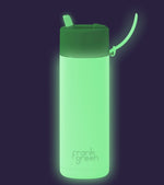 Load image into Gallery viewer, Frank Green 595ml Stainless Steel Ceramic Reusable Bottle Solar Glow With Flip Straw Lid
