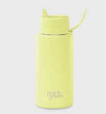 Load image into Gallery viewer, Frank Green 1l Stainless Steel Ceramic Reusable Bottle Star Glow With Flip Straw Lid
