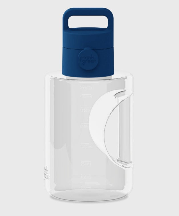Frank Green 2l Titan Reusable Bottle With Grip & Sip Lid Deep Ocean