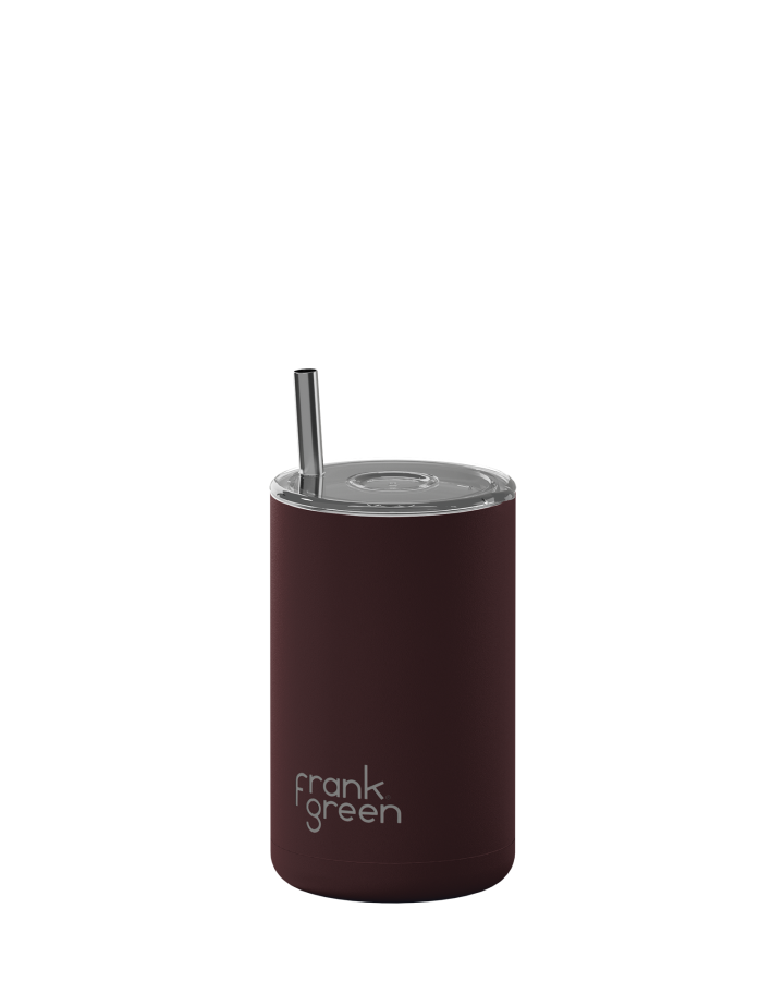 Frank Green Iced Coffee Cup With Straw - Chocolate