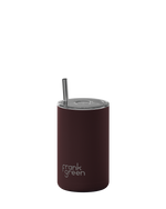 Load image into Gallery viewer, Frank Green Iced Coffee Cup With Straw - Chocolate
