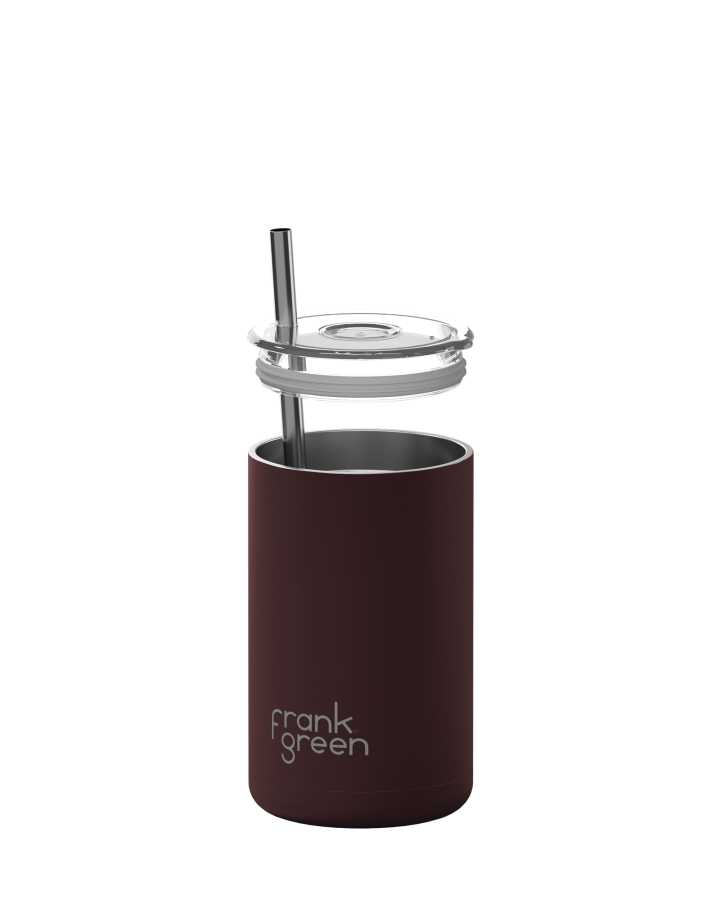 Frank Green Iced Coffee Cup With Straw - Chocolate
