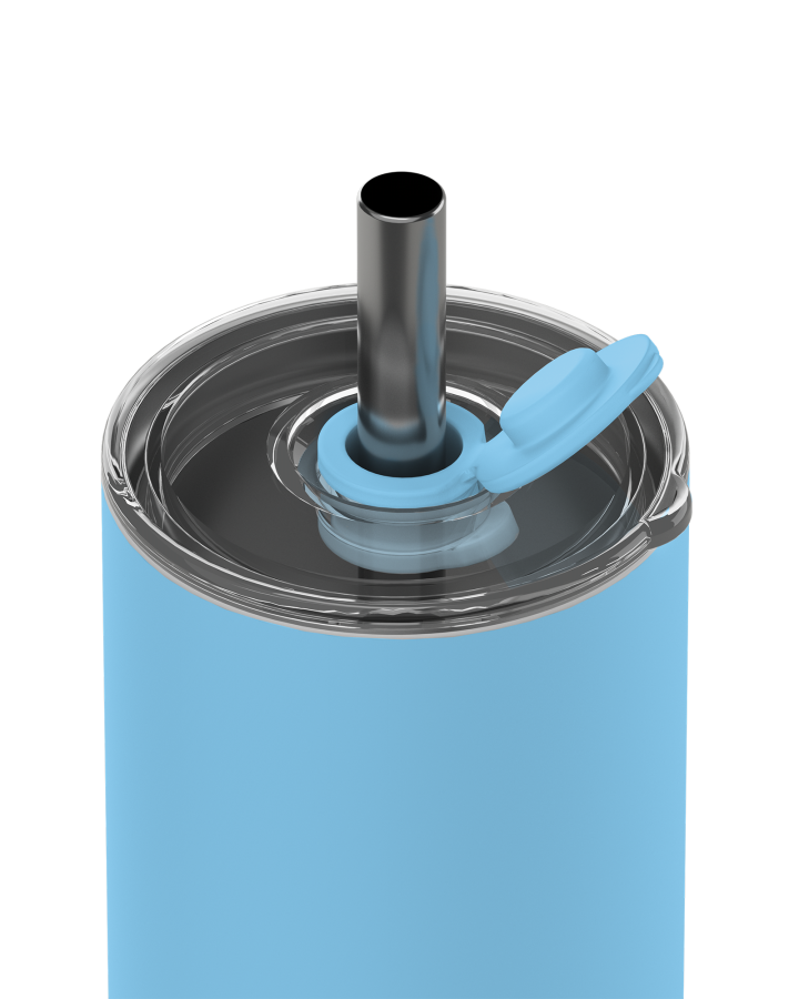 Frank Green Big Chill Cup With Straw - Sky Blue