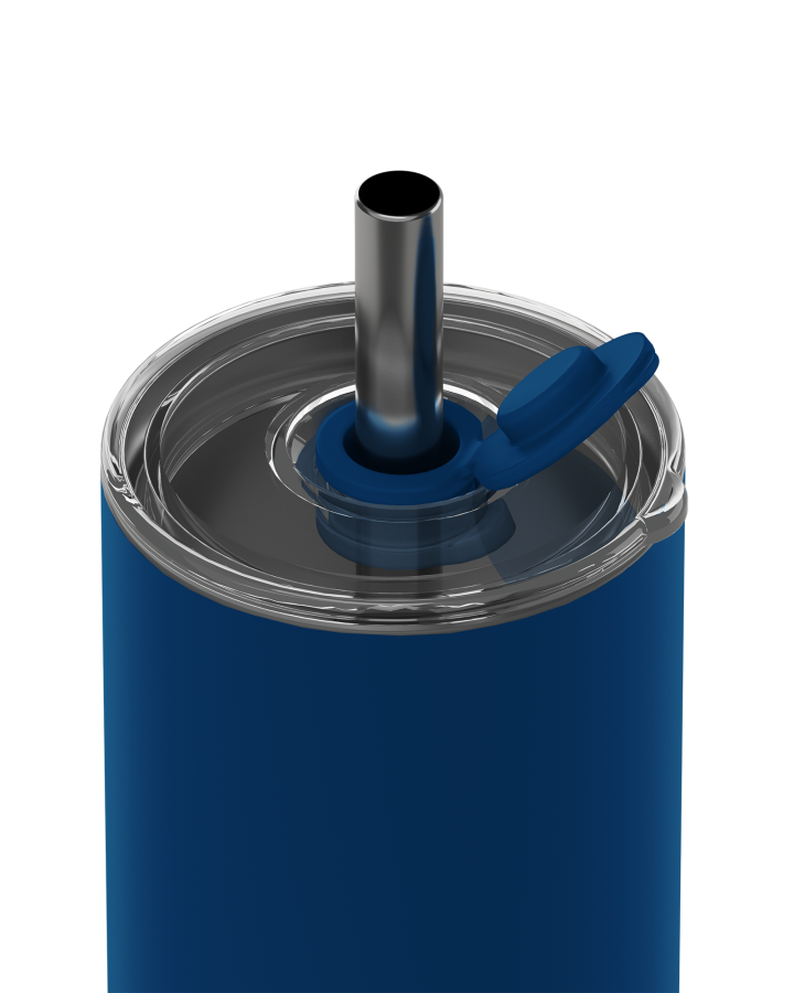 Frank Green Big Chill Cup With Straw - Deep Ocean