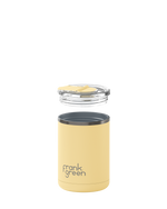 Load image into Gallery viewer, Frank Green 12oz/355ml Ceramic Coffee Cup With New Hinged Lid - Buttermilk
