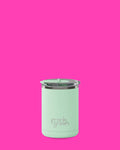 Frank Green 12oz/355ml Ceramic Coffee Cup With New Hinged Lid - Mint Gelato