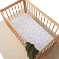 Snuggle Hunny Wild Fern Organic Fitted Cot Sheet