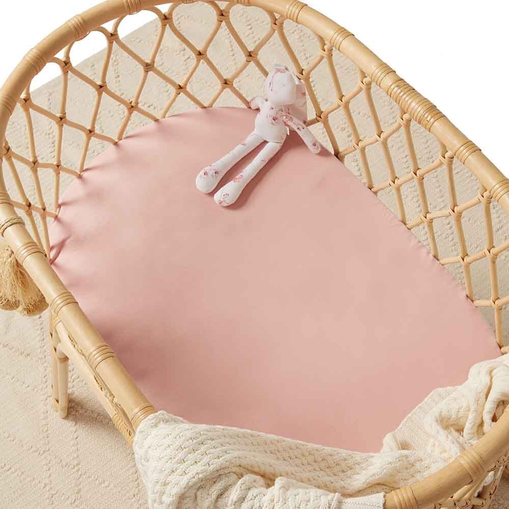 Snuggle Hunny Bassinet Sheet/change Pad Cover Lullaby Pink