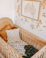 Load image into Gallery viewer, Snuggle Hunny Olive Diamond Knit Baby Blanket
