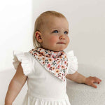 Load image into Gallery viewer, Spring Floral Organic Dribble Bib
