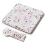 Load image into Gallery viewer, Snuggle Hunny Camille Organic Jersey Wrap &amp; Topknot Set
