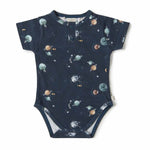 Load image into Gallery viewer, Snuggle Hunny Milky Way Short Sleeve Organic Bodysuit

