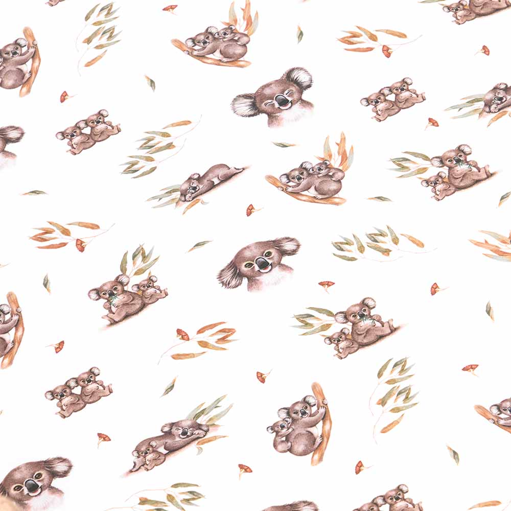 Snuggle Hunny Koala Organic Fitted Cot Sheet