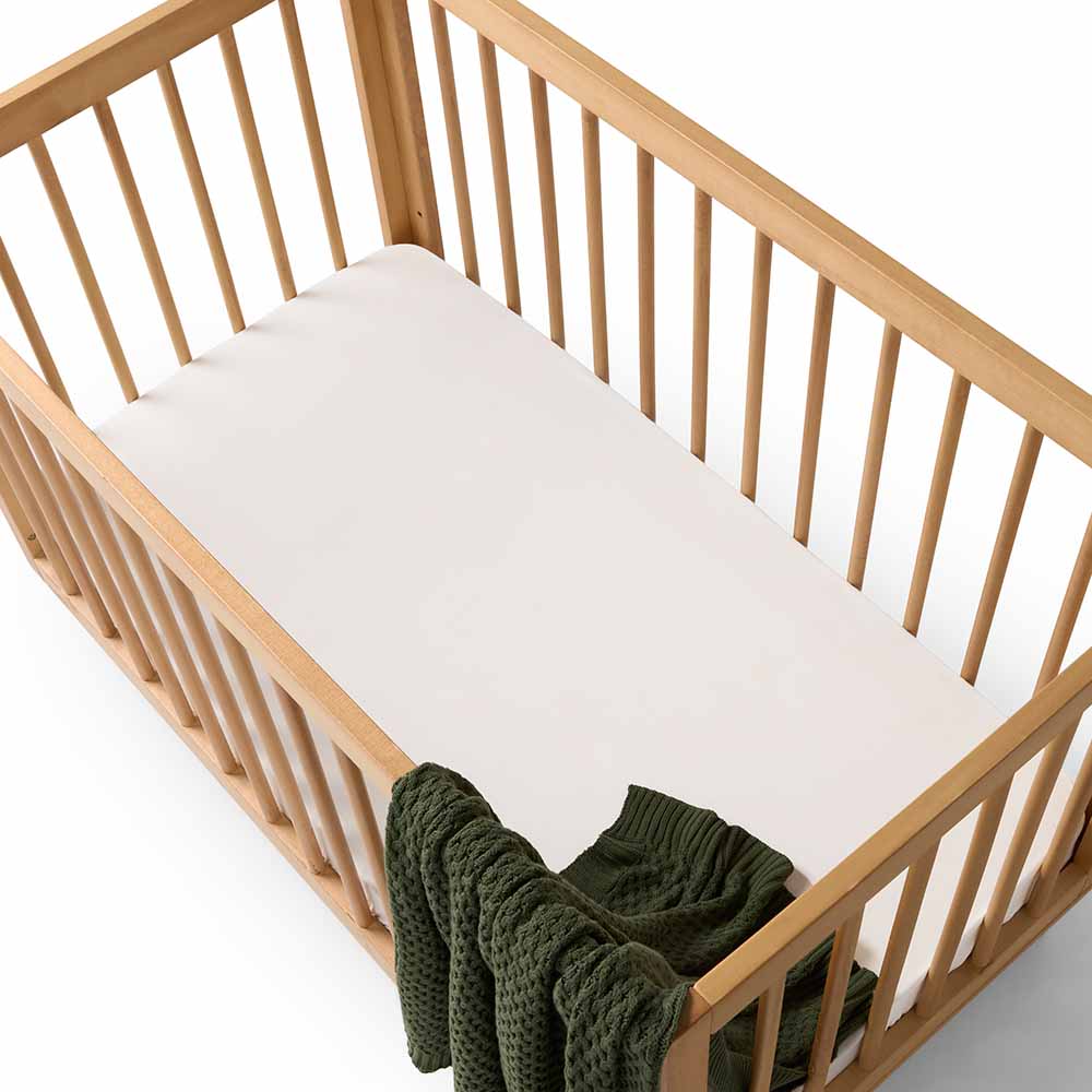 Snuggle Hunny Milk Organic Fitted Cot Sheet