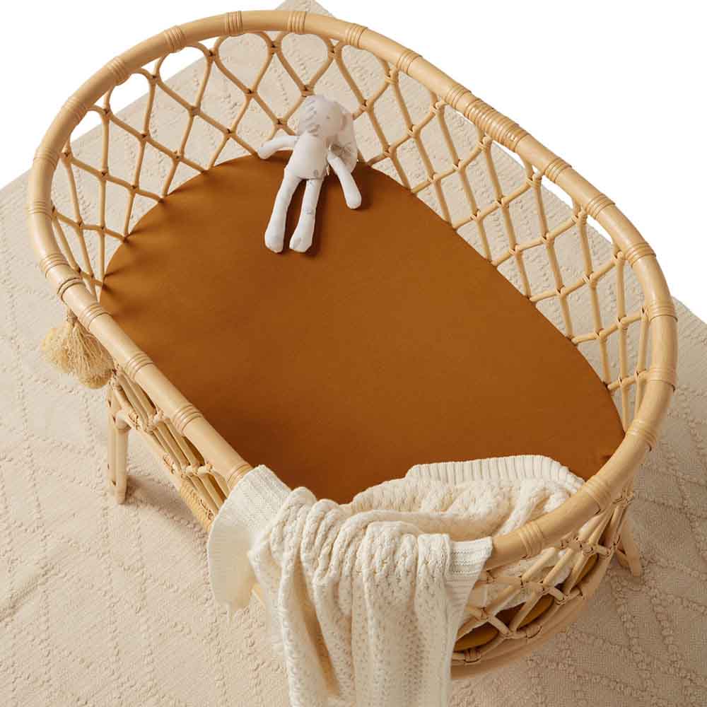 Snuggle Hunny Bronze Bassinet Sheet/change Pad Cover