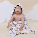 Load image into Gallery viewer, Snuggle Hunny Farm Organic Hooded Baby Towel
