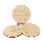 Load image into Gallery viewer, Snuggle Hunny Busy Bee Wooden Milestone Cards
