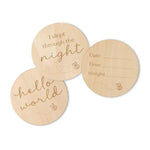 Load image into Gallery viewer, Snuggle Hunny Busy Bee Wooden Milestone Cards
