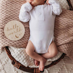 Load image into Gallery viewer, Snuggle Hunny Sun &amp; Moon Wooden Milestone Cards
