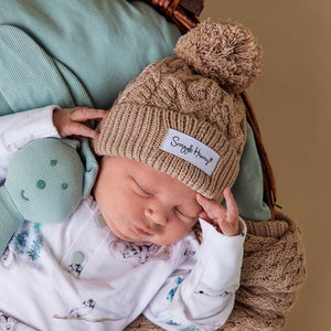 Snuggle Hunny Hazelnut Organic Knit Beanie