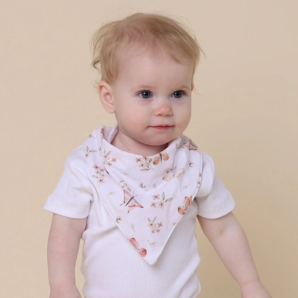 Snuggle Hunny Butterfly Organic Dribble Bib