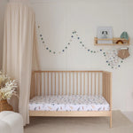 Load image into Gallery viewer, Snuggle Hunny Dog Park Organic Fitted Cot Sheet
