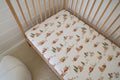 Snuggle Hunny Bears Organic Fitted Cot Sheet