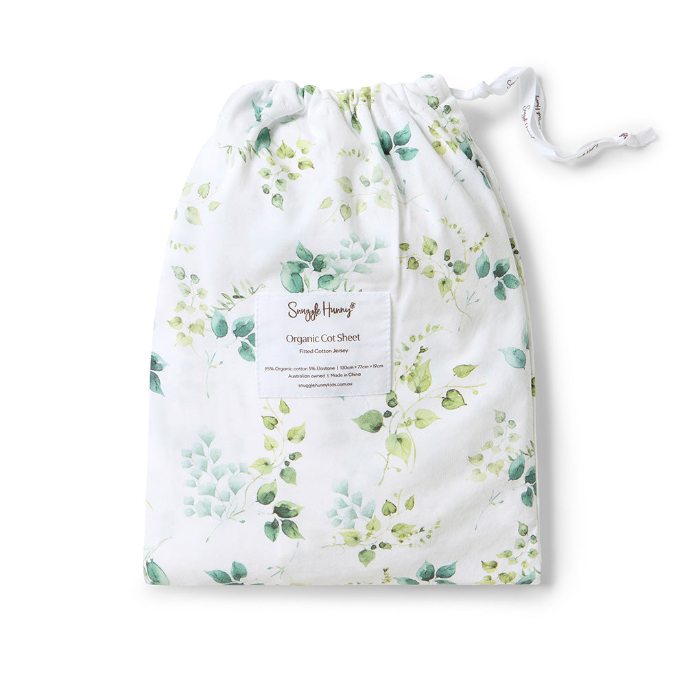 Snuggle Hunny Eden Organic Fitted Cot Sheet