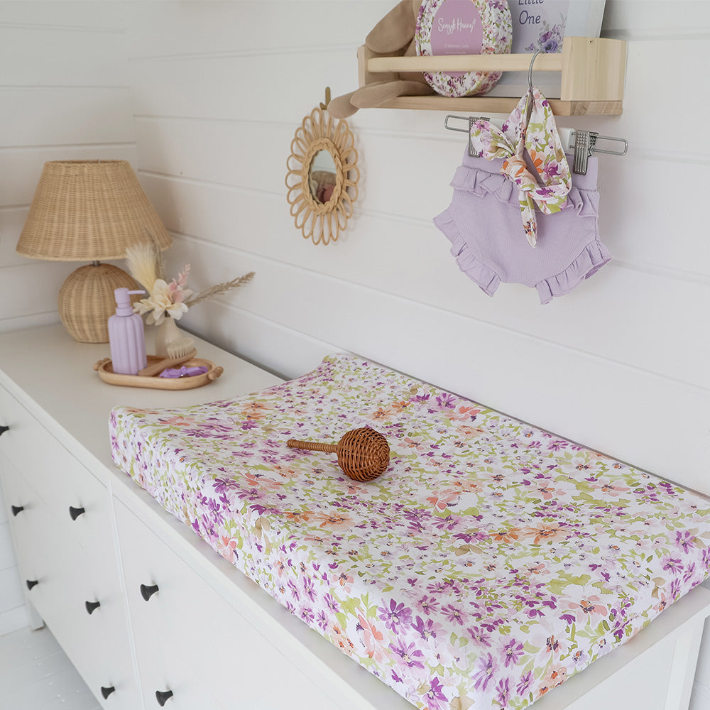 Snuggle Hunny Isla Organic Bassinet Sheet/change Pad Cover