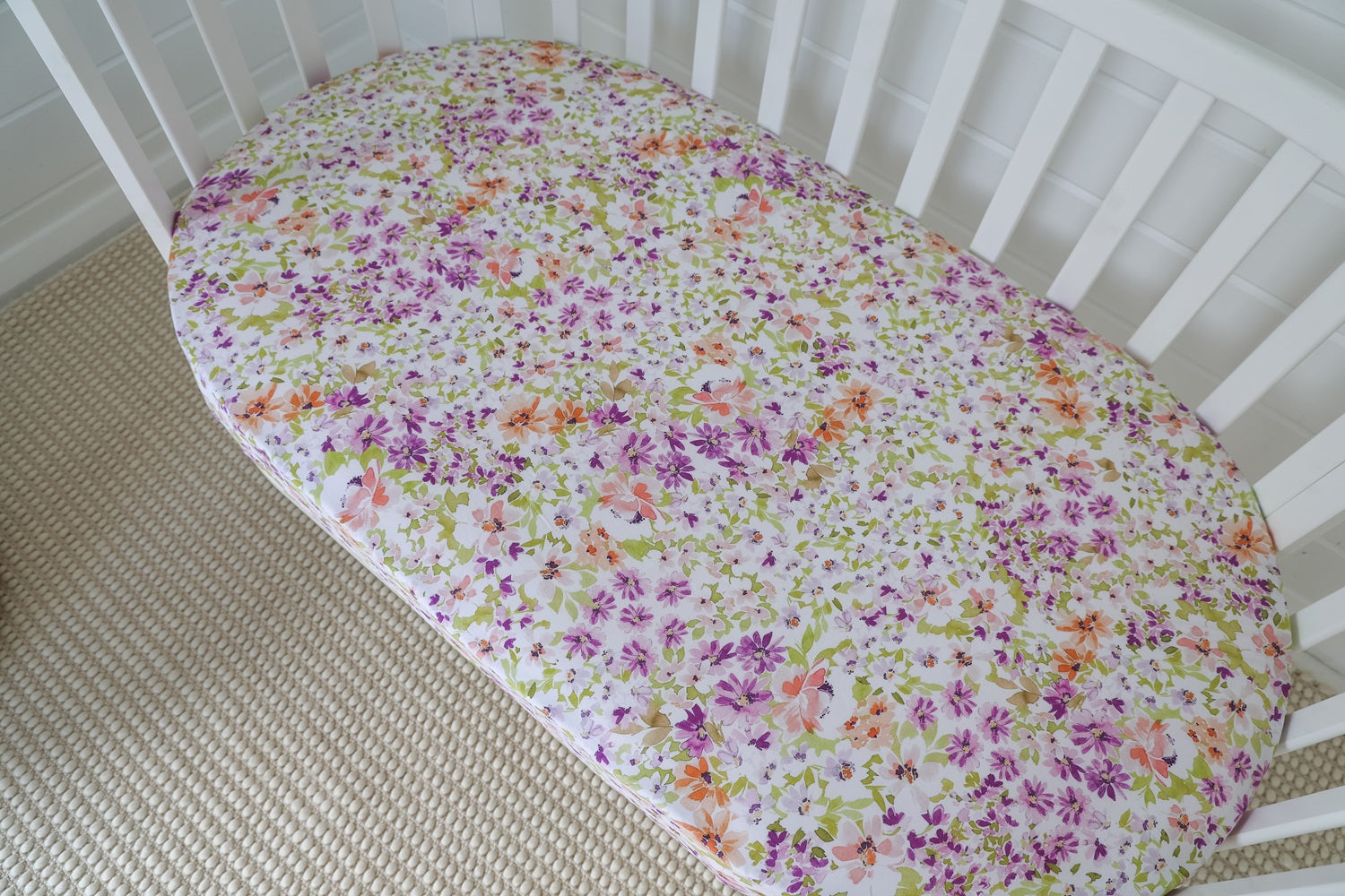 Snuggle Hunny Isla Organic Fitted Cot Sheet