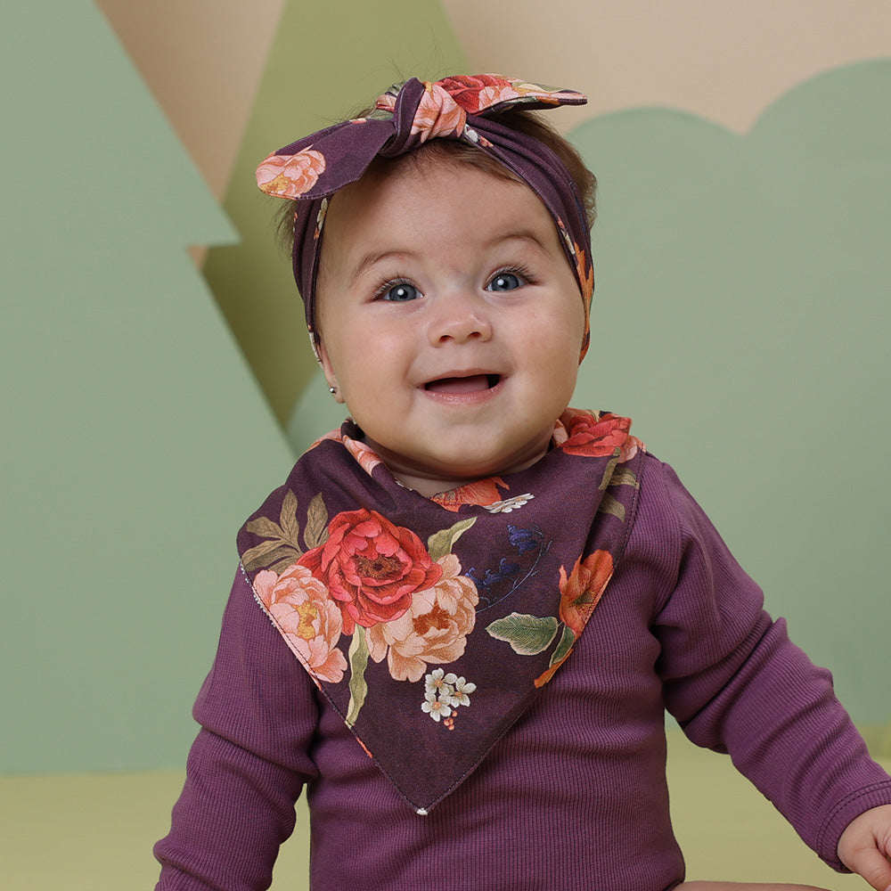 Snuggle Hunny Sienna Organic Dribble Bib