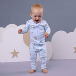 Load image into Gallery viewer, Snuggle Hunny Taking Flight Organic Snugglesuit Convertible Romper [sz:0000]
