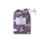 Load image into Gallery viewer, Snuggle Hunny Midnight Swan Organic Bassinet Sheet/change Pad Cover
