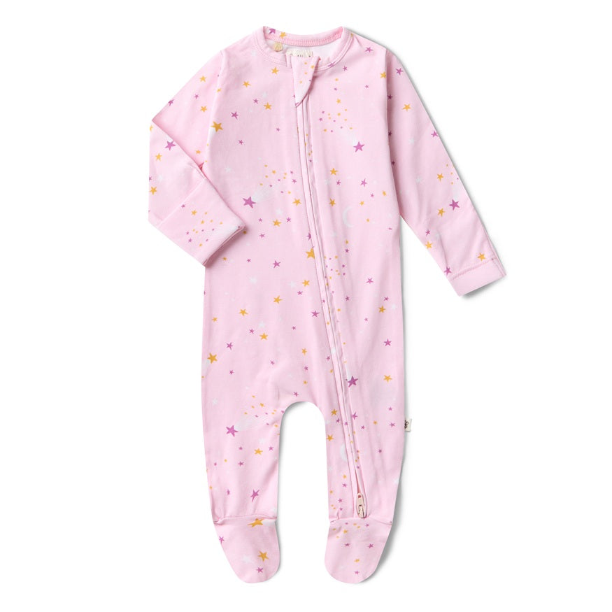 Snuggle Hunny Twinkle Organic Snuggle Sleepsuit Zip Footie [sz:0000]