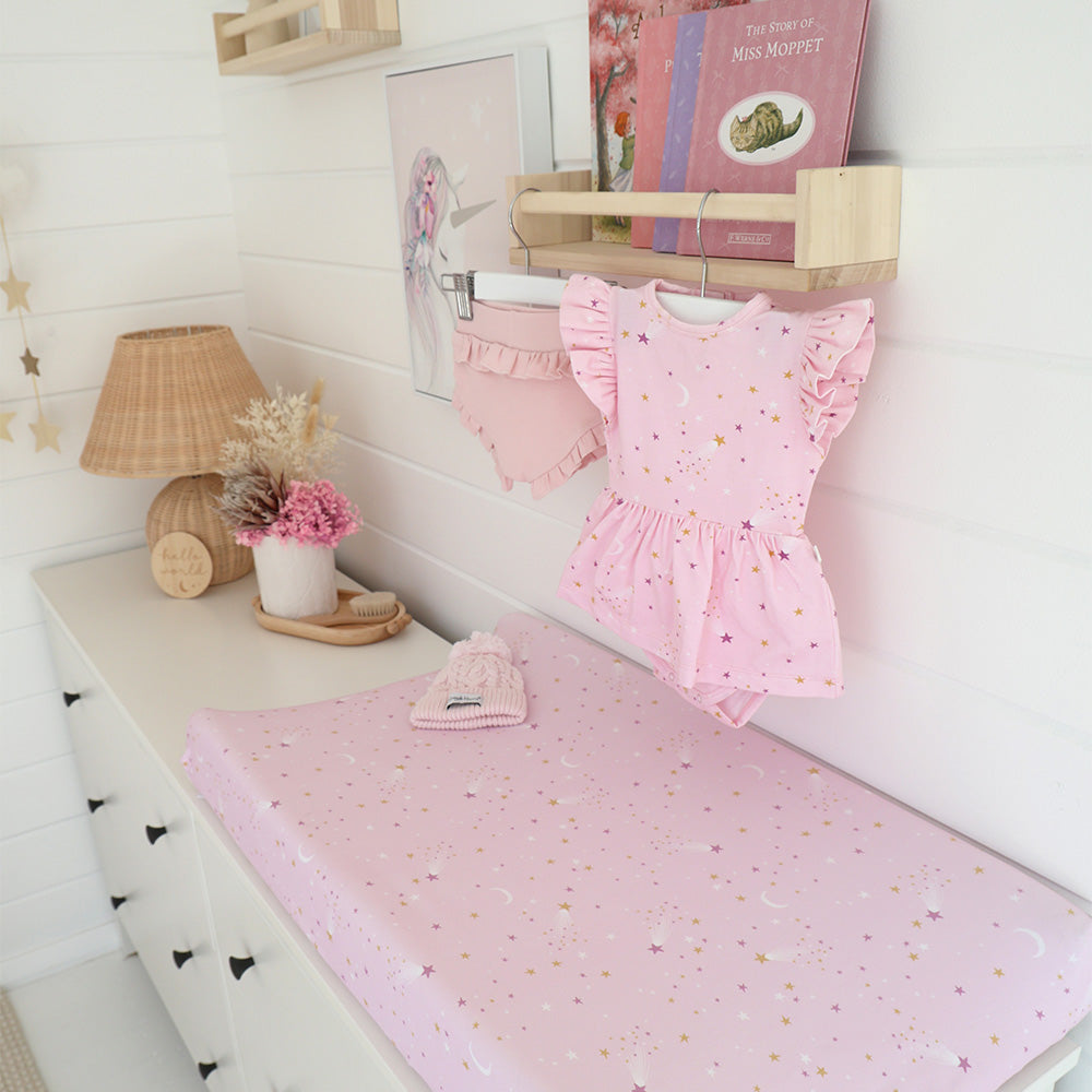 Snuggle Hunny Twinkle Organic Bassinet Sheet/change Pad Cover