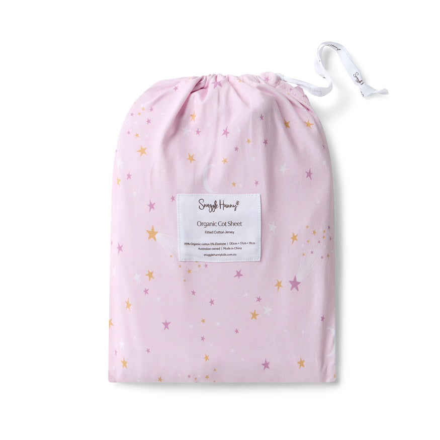 Snuggle Hunny Twinkle Organics Fitted Cot Sheet