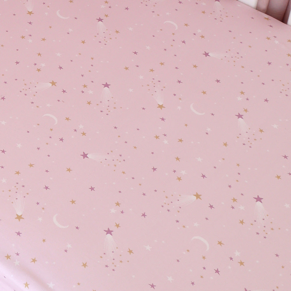 Snuggle Hunny Twinkle Organics Fitted Cot Sheet