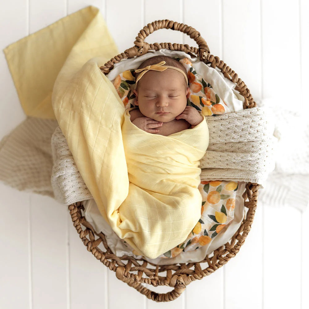 Snuggle Hunny Organic Muslin Wrap Sunlight